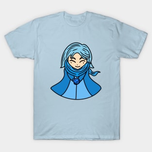 Kawaii blue chibi girl T-Shirt